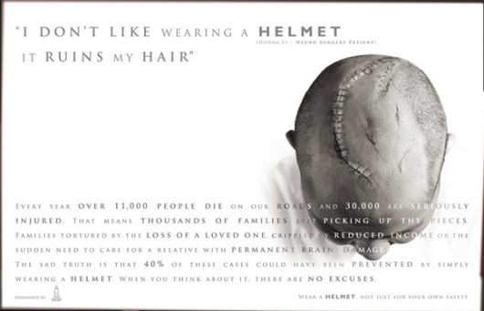 Ogilvy & Mather Helmet PSA