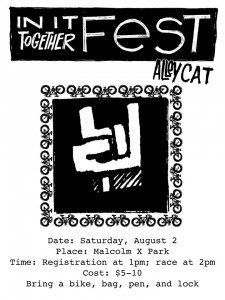 In It Together Fest Alleycat flyer
