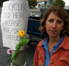 Memorial for cyclist marred by SFPD harassment