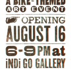 Tandem Bicycle Themed Poster Show