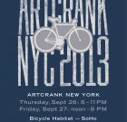 ARTCRANK NYC 2013