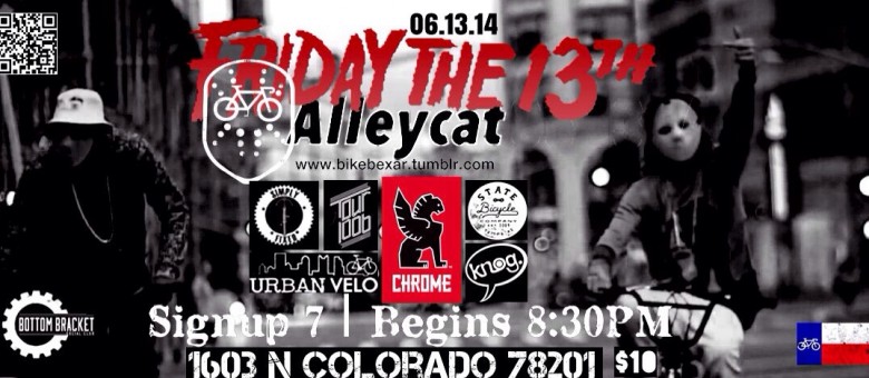 Friday the 13th Alleycat in San Antonio