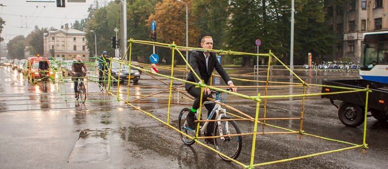 Latvian Cycle Protest